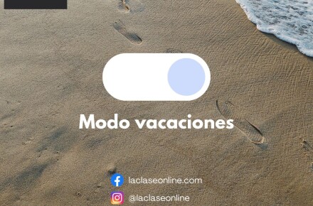 modo vacaciones_laclaseonline