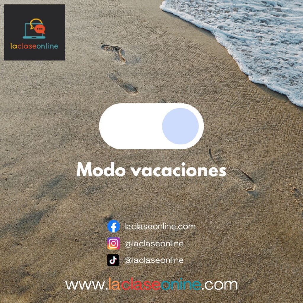 modo vacaciones_laclaseonline